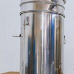 Honey Settling Tank with Double Strainer _ $80